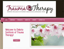 Tablet Screenshot of dakotatraumatherapy.com
